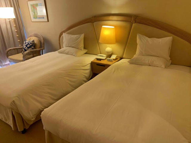 サザンビーチホテルのベッド